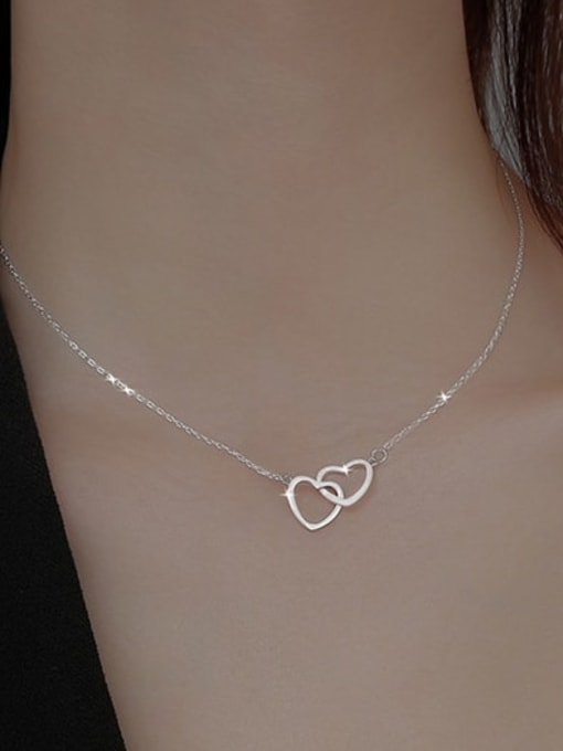 18K Gold Plated Two Hearts Necklace