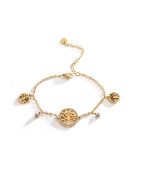 18K Gold Plated Tree of Life Bracelet