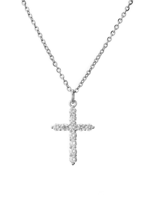 18K Gold Plated Fancy Cross Necklace - Twinkle Charm