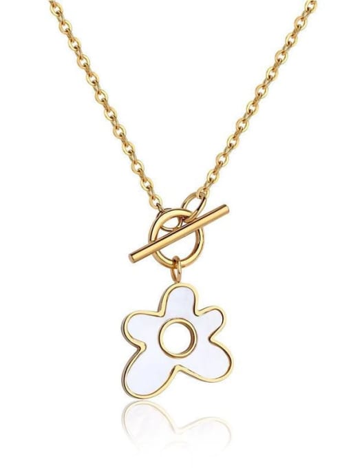 18K Gold Plated Flower Necklace and Earring Set - Twinkle Charm