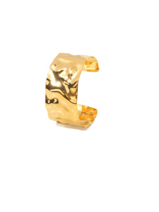 18K Gold Plated Geometric Cuff Bangle - Twinkle Charm