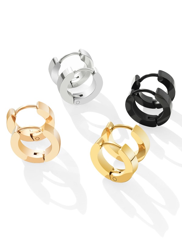 Little Hoop Huggie Earrings