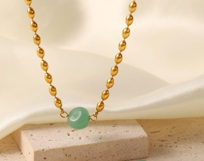 Tidal Green Necklace