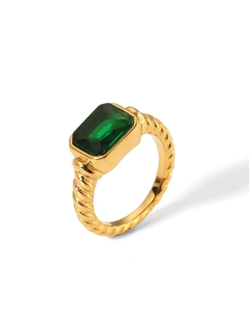 Green Cocktail Ring