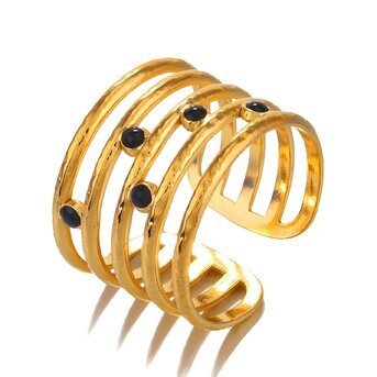 18K Gold Plated Four Layer Adjustable Ring - Twinkle Charm