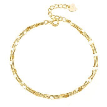 18K Gold Plated Two Layer Bracelet - Twinkle Charm