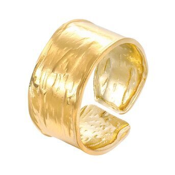18K Gold Plated Vintage Adjustable Ring - Twinkle Charm